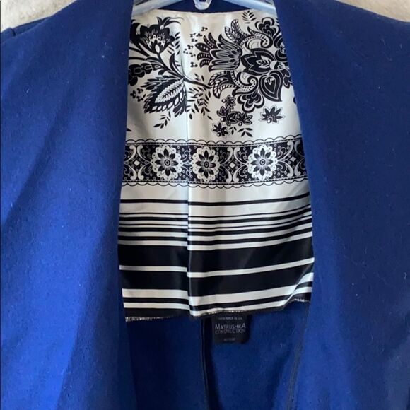 Matrushka Construction wool wrap coat - handmade! - Picture 3 of 6